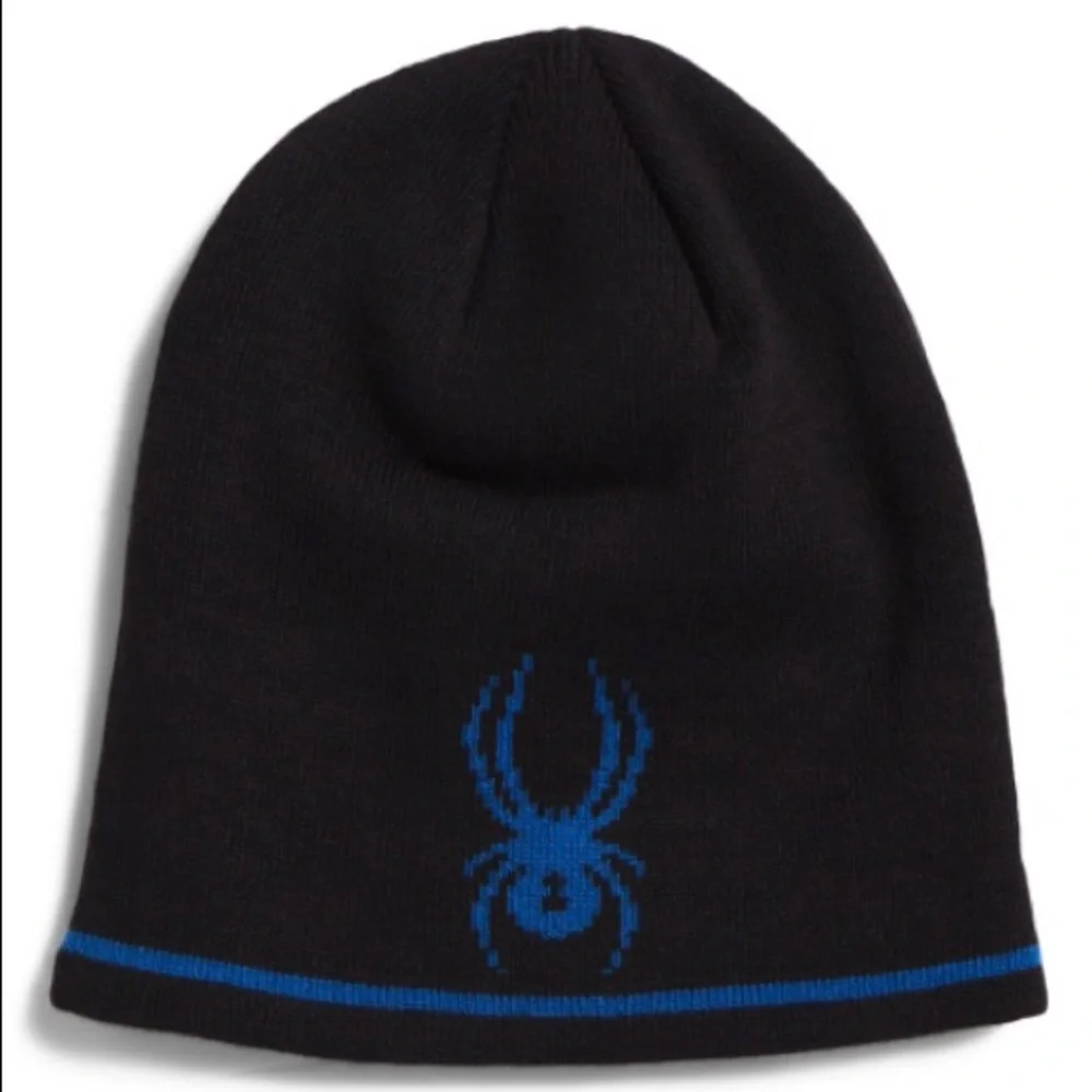 Spyder Jacquard Logo Stripe Beanie - Picture 2 of 11